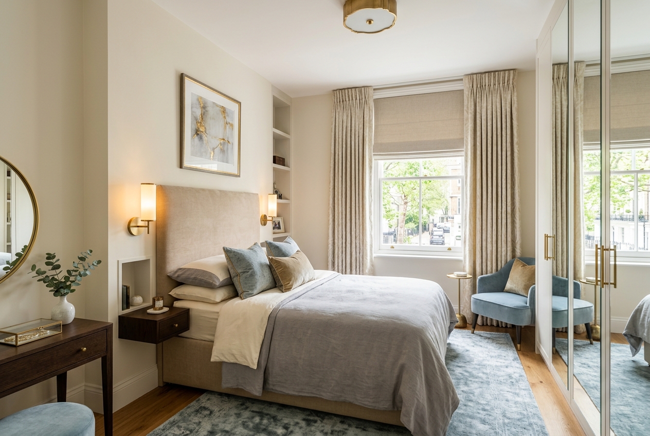Small Master bedroom interior design