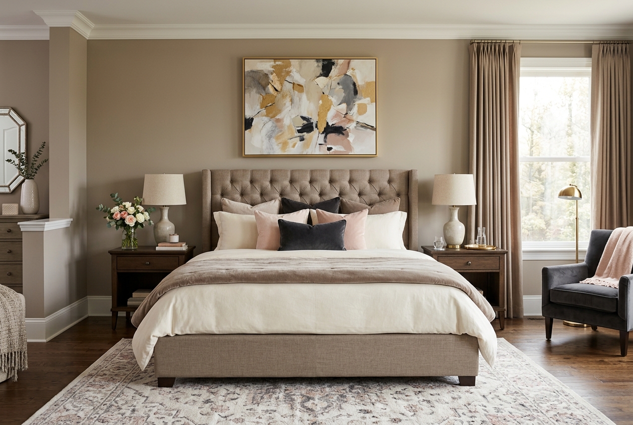 Master bedroom interior design