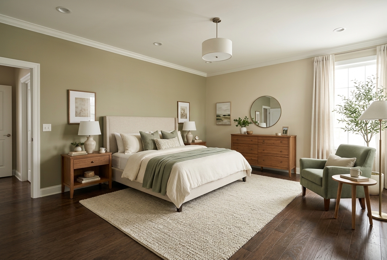 Layout bedroom interior design