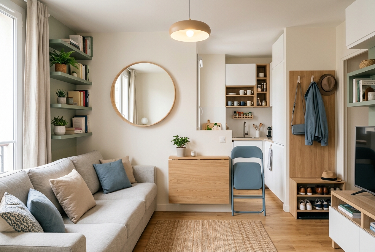 Small-space apartment interior design