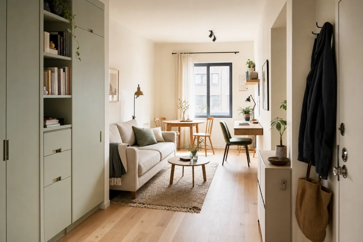 Small-space apartment interior design