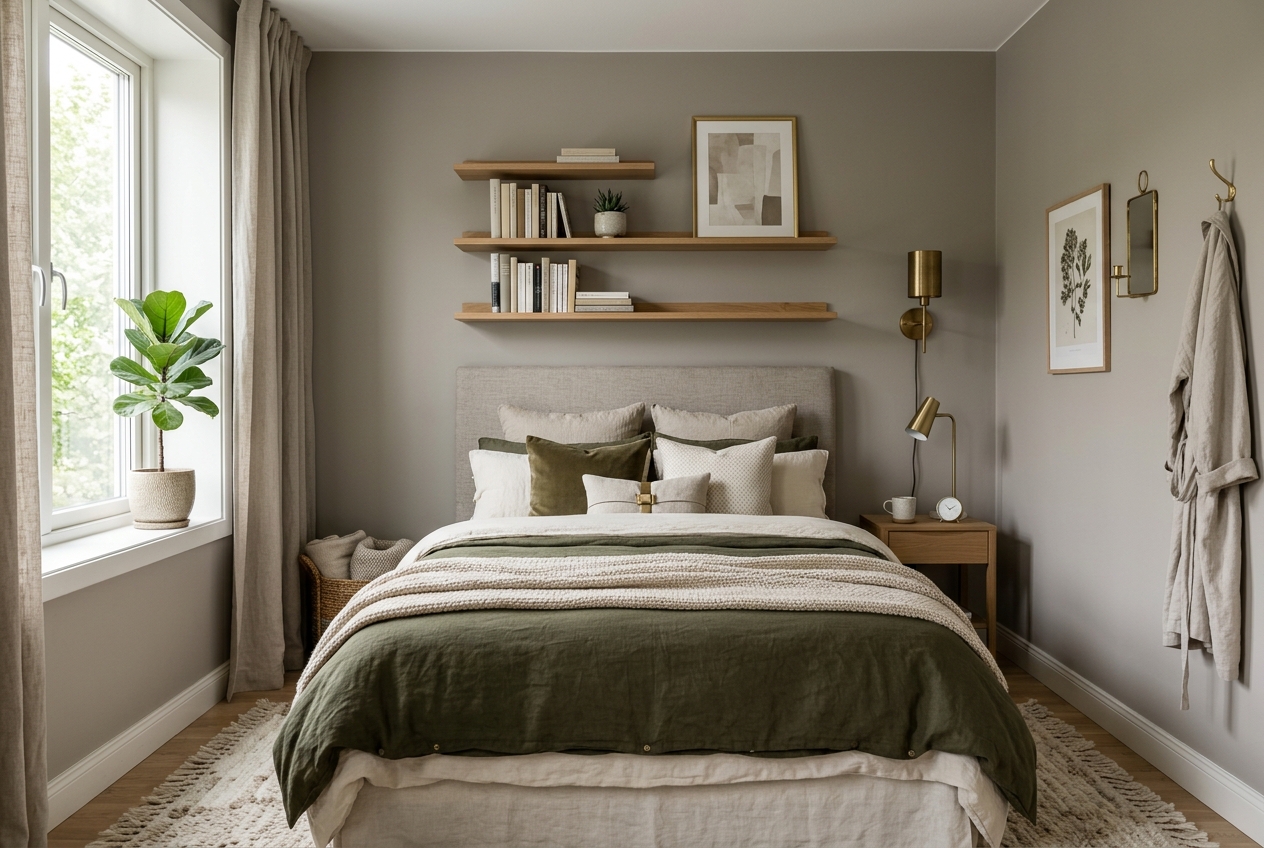 Elevated Small-Space bedroom interior design