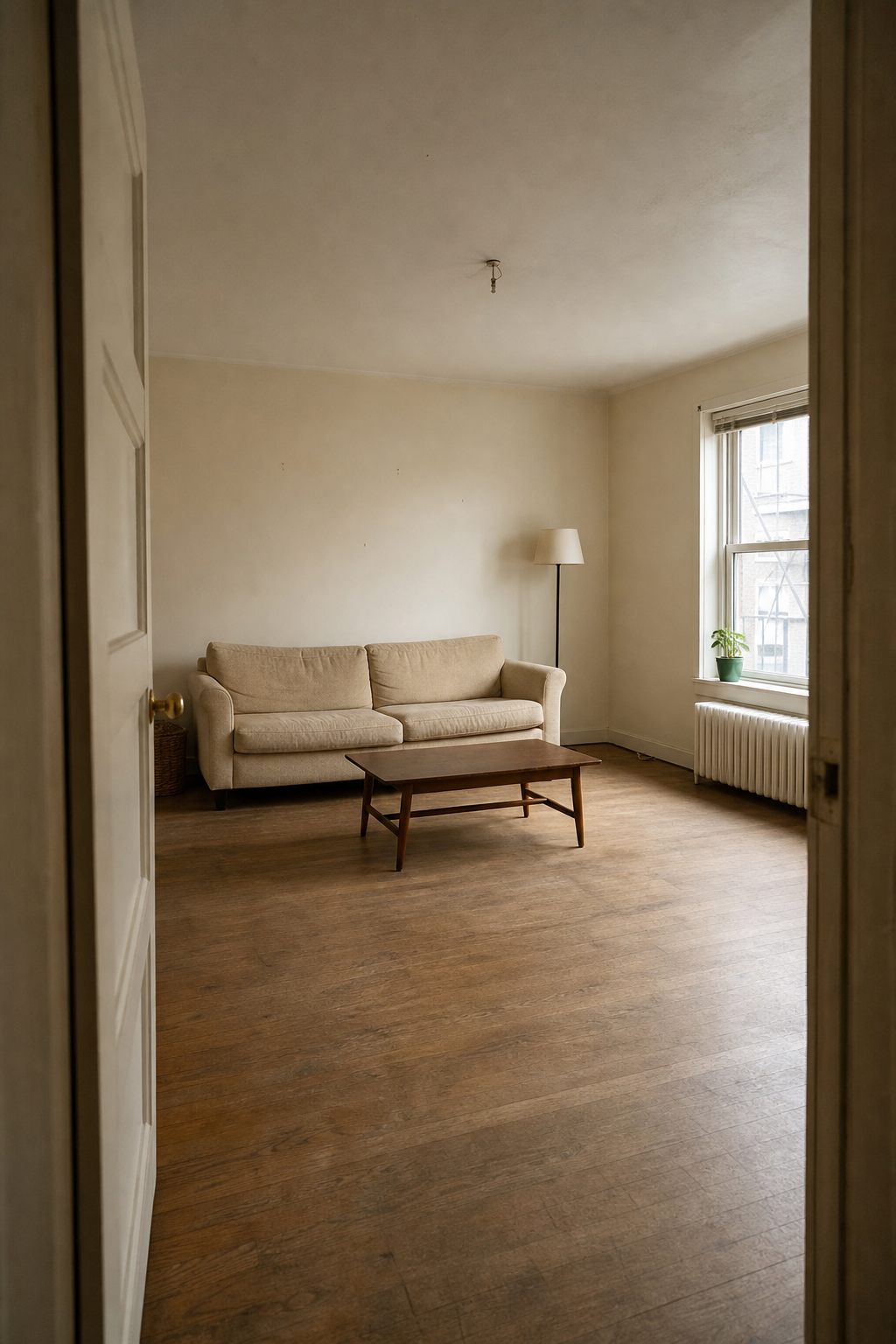 Original small living room before a Roomcast redesign